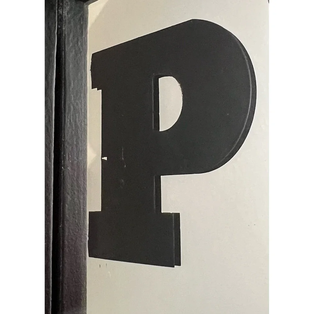 2005 Playboy Bunny Bar Mirror Licensed Rabbit Head Wall Decor Y2K Black 18x6